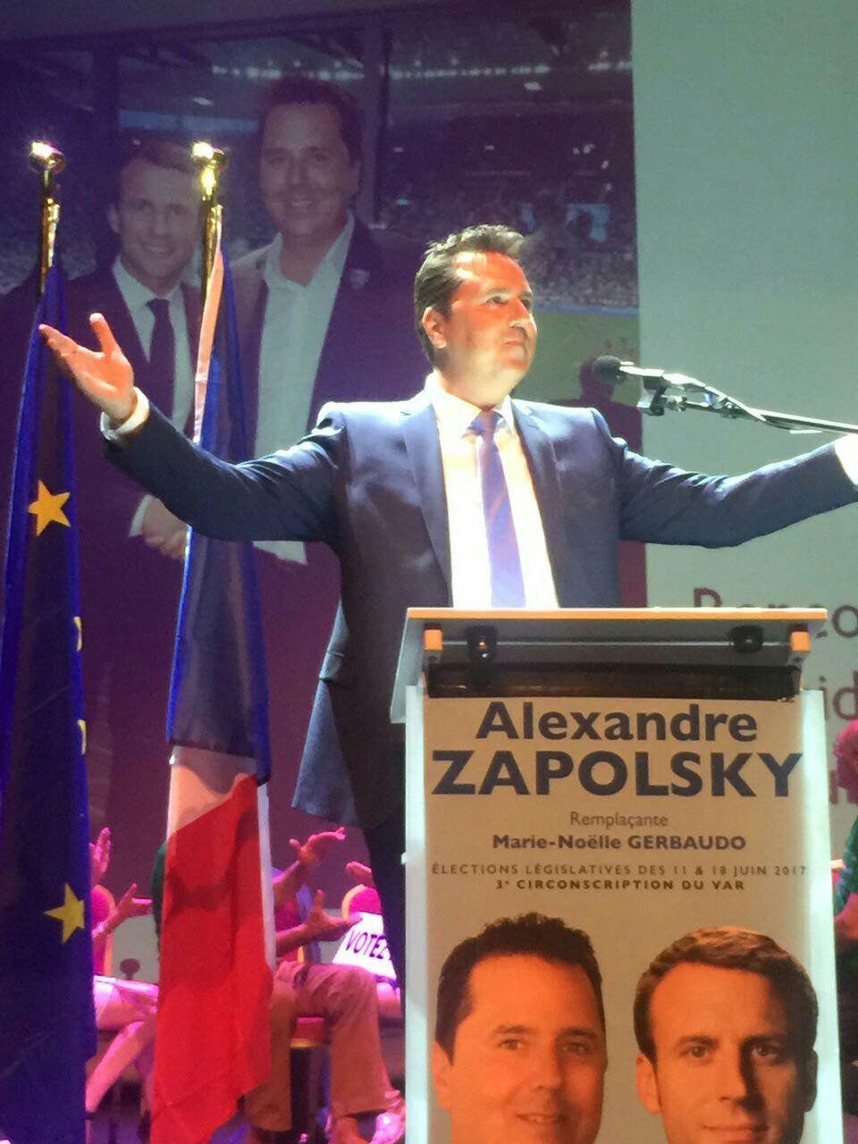Alexandre Zapolsky aux elections législatives du Var en 2017