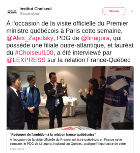 Mon interview pour L’Express : pourquoi il faut redonner de l’ambition à la relation franco-québécoise
